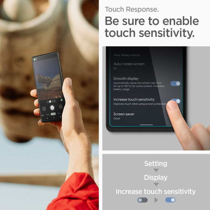 Spigen ALM GLAS.TR SLIM Tempered Glass 2-PACK GOOGLE PIXEL 6A