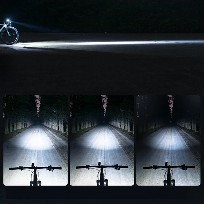 Rockbros 24310006001 front bicycle light 400 lm + micro USB cable - USB-A - black