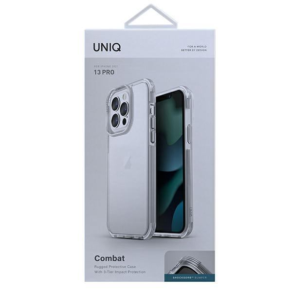 Uniq Hülle für Combat iPhone 13 Pro / 13 6.1 &quot;transparent / kristallklar