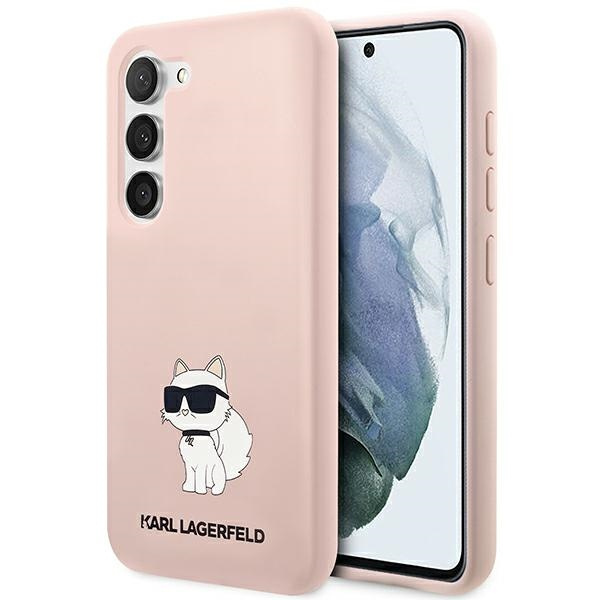 Obal Karl Lagerfeld Silicone Nft Choupette - Obal Samsung Galaxy S23 (růžový) Case