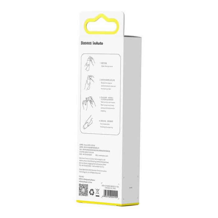 Baseus 3x Filterpatrone für den Baseus A2 Autostaubsauger schwarz (CRXCQA2-A01)