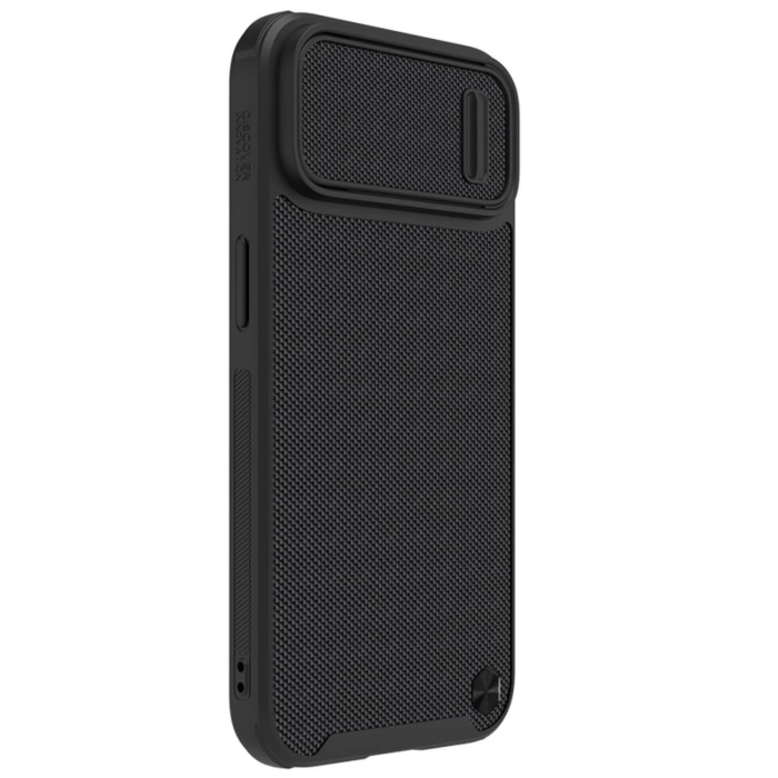 Nillkin Textured S Case etui iPhone 14 pancerny pokrowiec z osłoną na aparat czarny