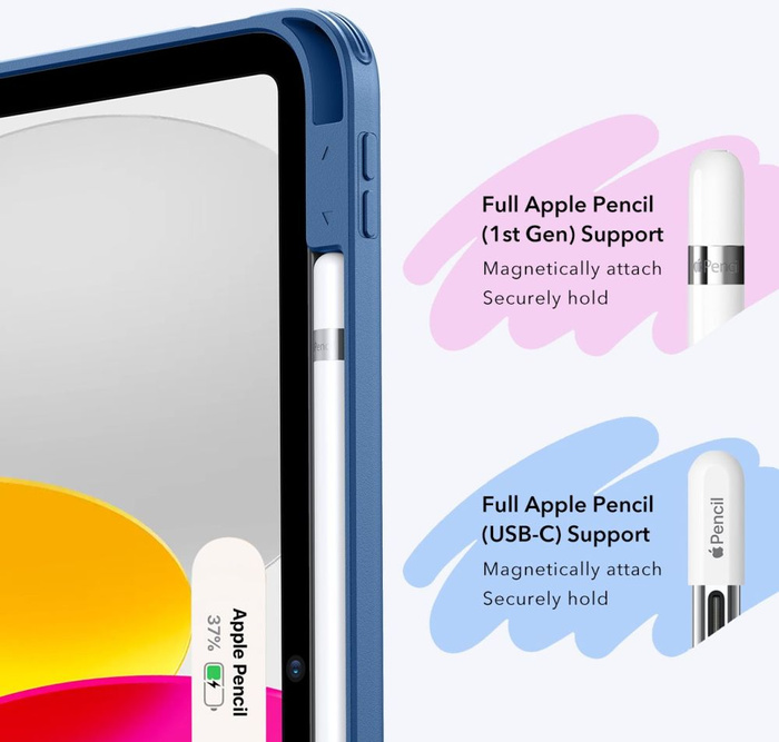 ESR FLIP HYBRID IPAD 10.9” 10 / 2022 / 11” 11 / 2025 NAVY BLUE