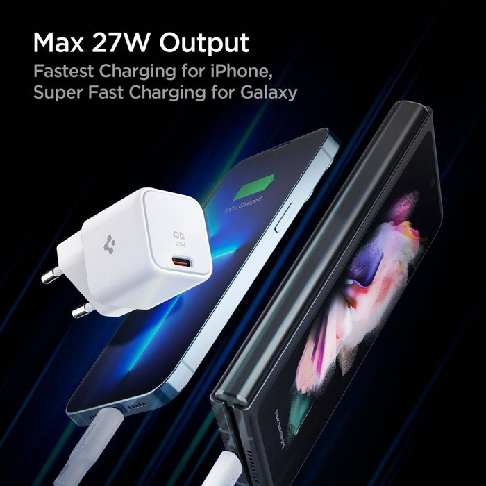 Spigen PE2103EU ARCSTATION Chargeur CHARGEUR RÉSEAU 25W BLANC