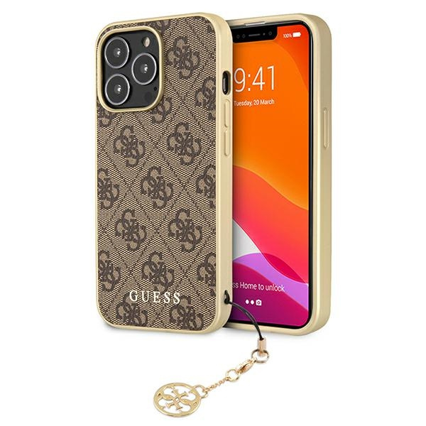  GUESS   13 Pro 4G Charms Collection Hardcase Marrón