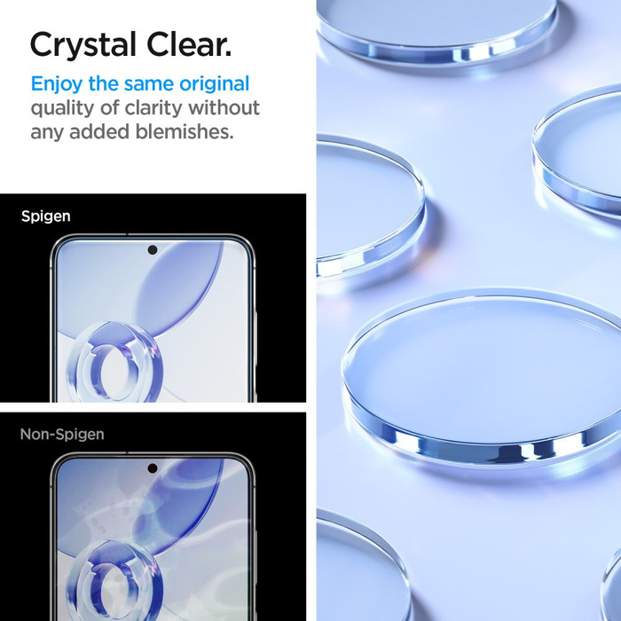 Verre trempé Spigen GLAS.TR "EZ FIT" 2-PACK GALAXY S24 FE CLEAR