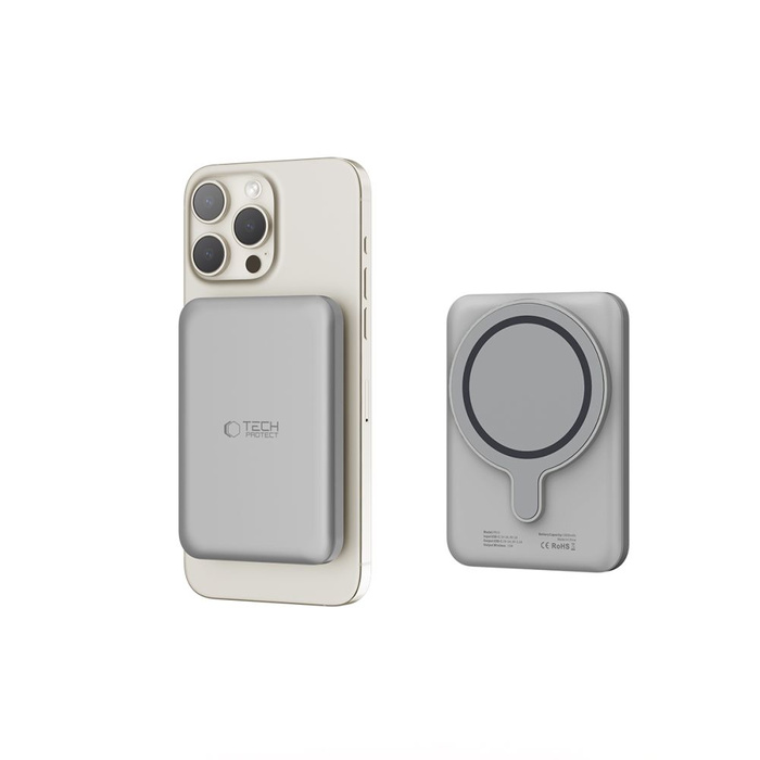 TECH-PROTECT PB10 LIFEMAG MAGSAFE POWER BANK 5000MAH TITANIUM
