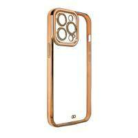 Módní obal pro Xiaomi Redmi Note 11 Pro Gold Frame Gel Cover Gold