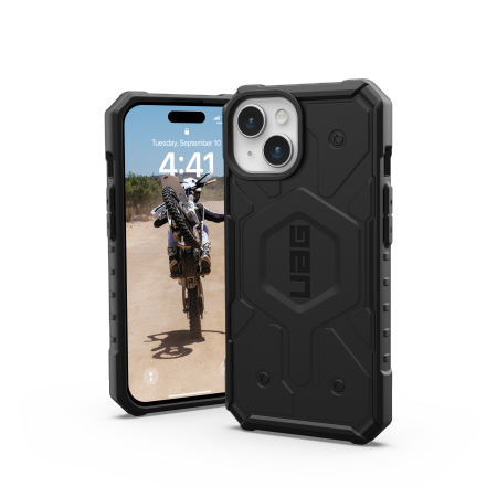 Etui UAG Pathfinder Magsafe - obudowa ochronna do iPhone 15 kompatybilna z MagSafe (black) Case