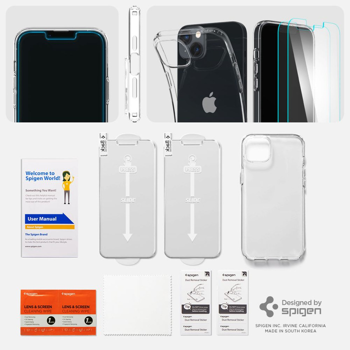 Case Spigen IPhone 14 PLUS CRYSTAL PACK CRYSTAL CLEAR