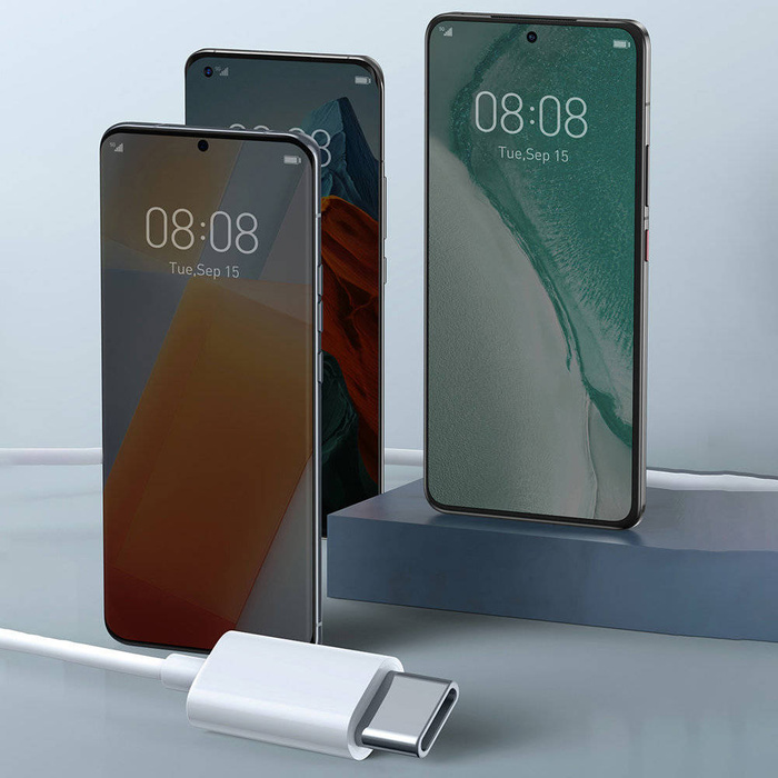 Écouteurs filaires intra-auriculaires Baseus encok c17 avec microphone usb type c blanc (NGCR010002)