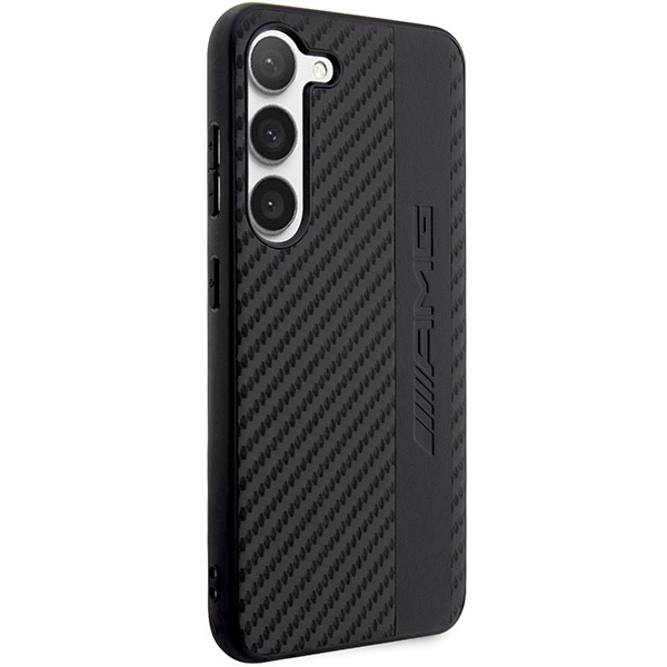 Obal AMG AMHCS23MBLSCA S23 Plus S916 černá/černá hardcase Carbon Stripe&amp;Embossed