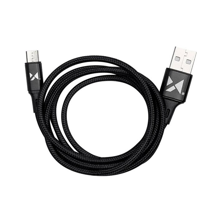 Cavo Wozinsky Cavo USB - microUSB 2.4A 1m nero (WUC-M1B)