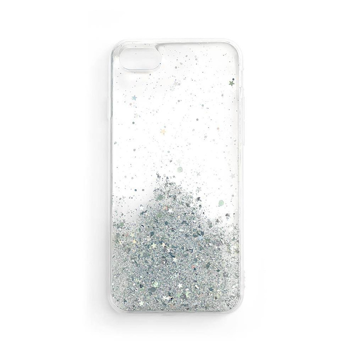Wozinsky Star Glitter Shiny Cover Case with Glitter pro Xiaomi Redmi Note 9T 5G transparentní