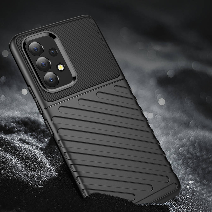 Hülle Thunder Case flexible gepanzerte hülle Abdeckung Samsung Galaxy A53 5G schwarz Case