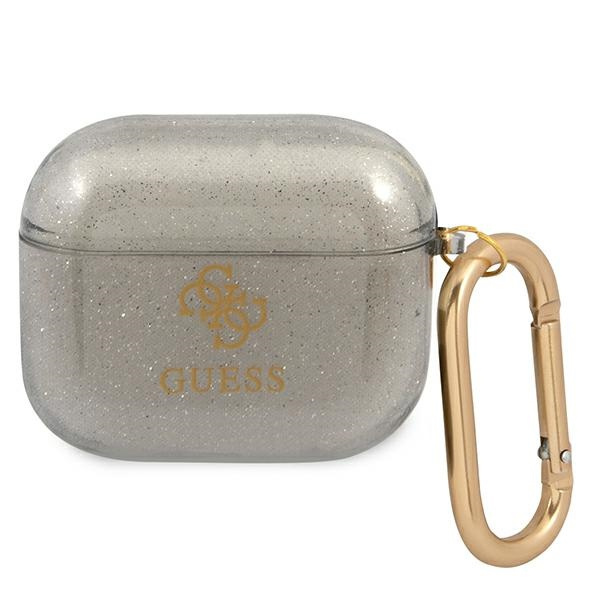 Case GUESS Apple AirPods 3 Glitter Collection Black Case