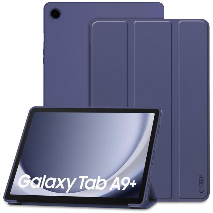 Hülle Tech-protect Smartcase Samsung Galaxy Tab A9+ Plus 11.0 X210 / X215 / X216 Navy Case
