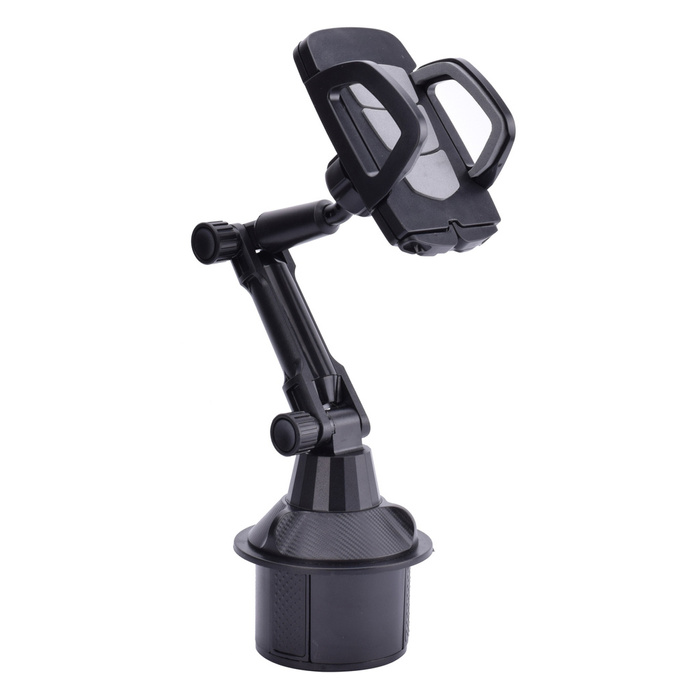 Soporte de coche para smartphone para portavasos negro