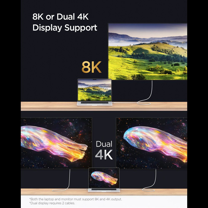 Spigen EB24015CC ESSENTIAL TYPE-C CABLE 240W 150CM WHITE