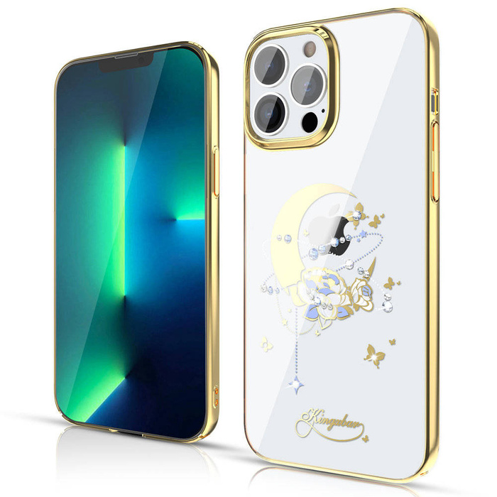 Kingxbar IPhone 13 PRO Moon Series-Flower (Gold)