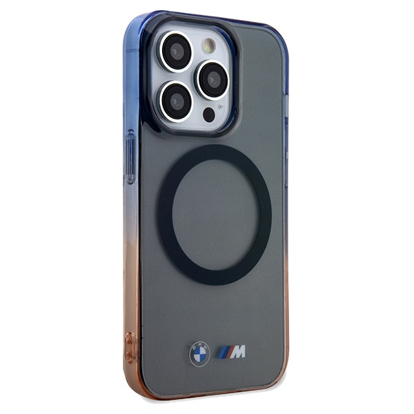 Case BMW BMHMP15LHTGE iPhone 15 Pro 6.1" grey/grey hardcase Gradient Bumper MagSafe Case