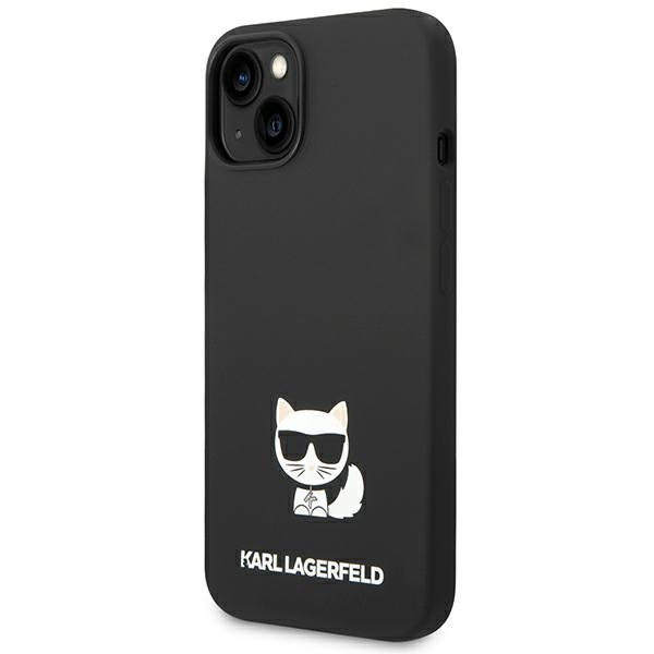 Karl Lagerfeld KLHCP14MSLCTBK iPhone 14 Plus 6.7" hartcase schwarz/schwarz Silikon Choupette Body