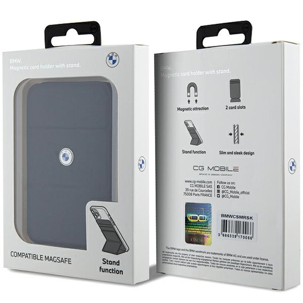 BMW Wallet Card Slot Stand BMWCSMRSK nero/nero MagSafe Signature Collection