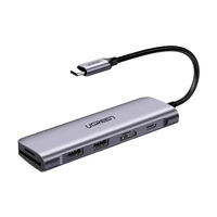 Adaptador HUB UGREEN CM195 USB-C a HDMI, 2x USB-A 3.0, SD/TF, PD