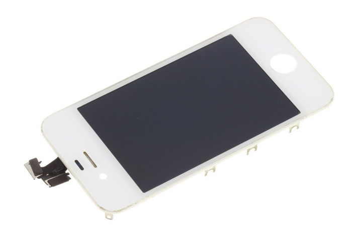 APPLE DISPLEJ iPhone 4S BÍLÝ LCD displej třídy C Originální dotykový displej