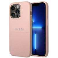 Hülle Guess iPhone 14 Pro 6.1" rosa/rosa Saffiano Riemen