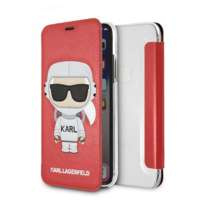 Cover Karl Lagerfeld Klflbkpxkscore iPhone X/ Xs Bookcase Rosso/red Karl Space Cosmonaut Case