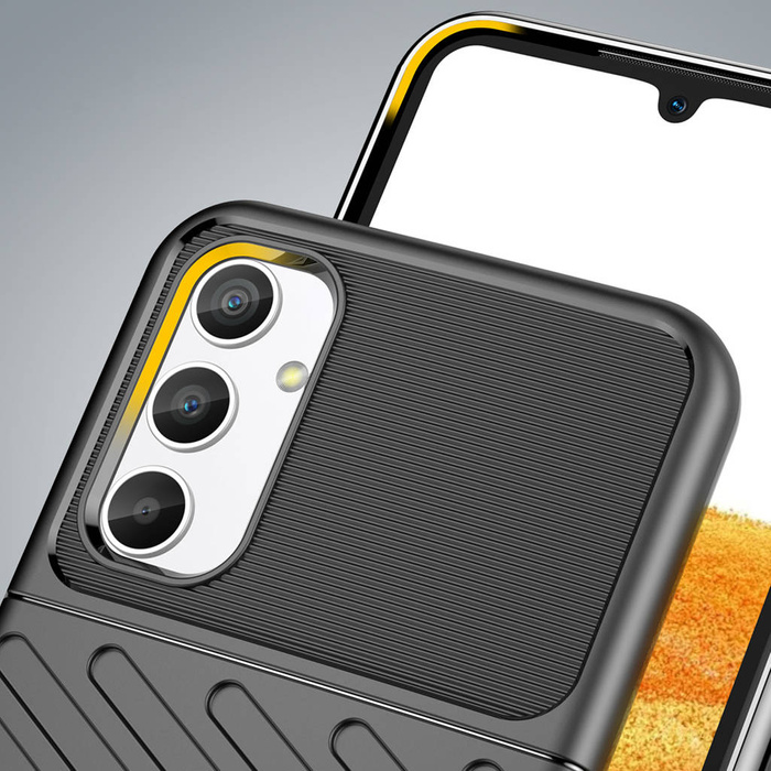 Coque Thunder Case pour Samsung Galaxy A34 5G coque en silicone noir