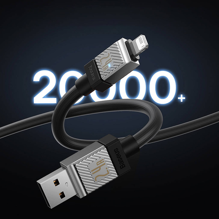 USB C - Cable Lightning 20W 2m Baseus CoolPlay - negro
