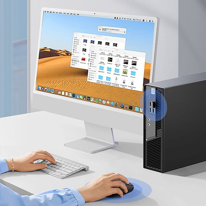 Bezdrôtová myš USB 2,4 GHz Ugreen MU105 - tmavomodrá