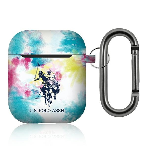 Puzdro US POLO Apple AirPods Tie &amp; Dye Collection USACA2PCUSML Viacfarebné Case
