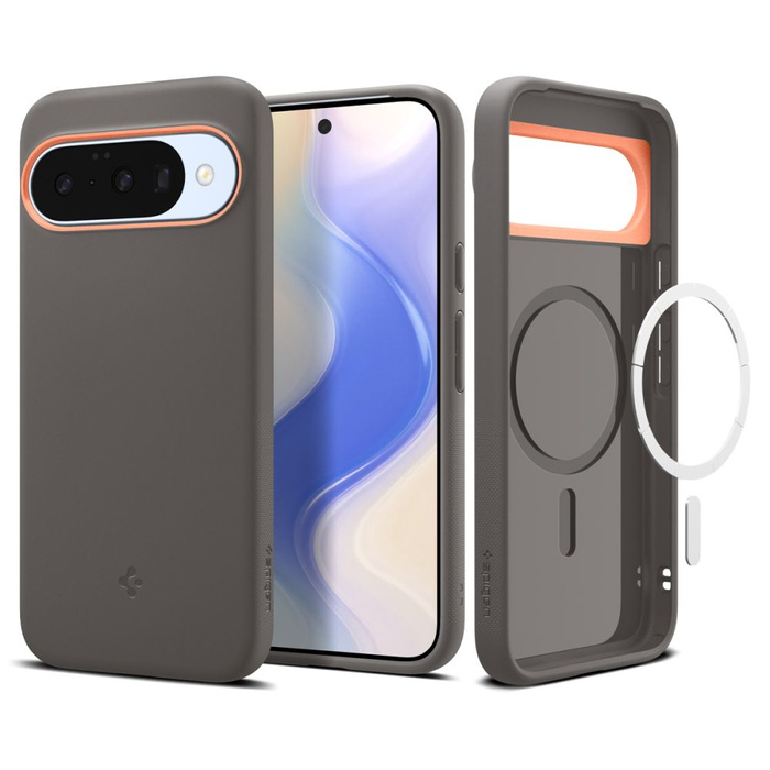 Spigen NANO POP Mag MagSafe GOOGLE PIXEL 10 / 10 PRO GRIS PAPAYA