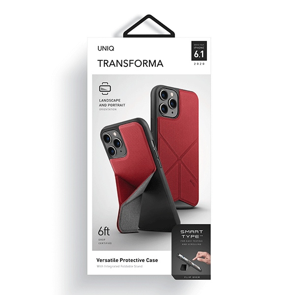 Uniq Transforma iPhone 12/12 Pro 6.1" rojo/rojo coral