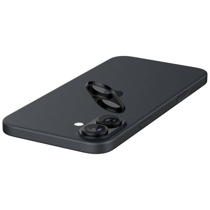 Spigen IPhone KAMERASCHUTZ OPTIK GLAS.TR KAMERASCHUTZ 2ER-PACK 16 / 16 PLUS SCHWARZ