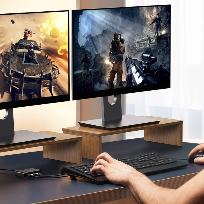 Ugreen CM409 USB 2.0 Sharing Switch Box (2 In 3 Out) Black