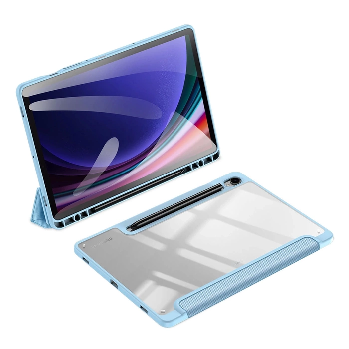 Dux Ducis Toby case with flap and stand for Samsung Galaxy Tab S9 / S9 FE - blue