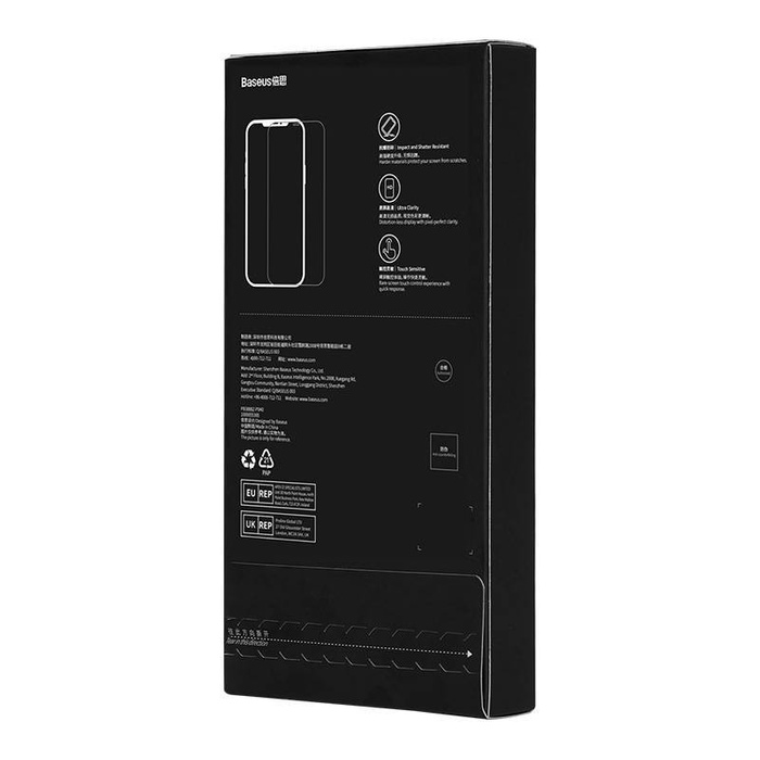 Szkło hartowane Baseus Corning do iPhone 13 / 13 Pro / 14 z filtrem przeciwpyłowym