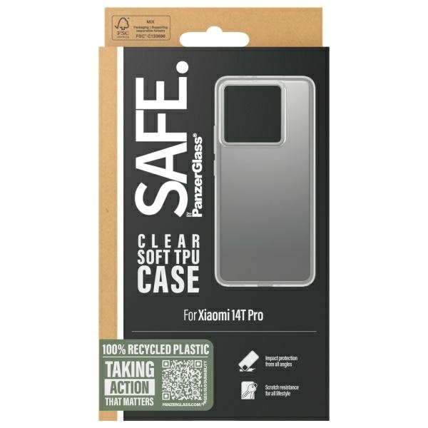 SAFE by PanzerGlass Xiaomi 14T Pro        Hardcase przeźroczysty/clear SARTPUCG58319