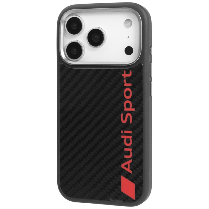 Etui Audi R8 Carbon Fiber MagSafe do     iPhone 17 Pro czarny