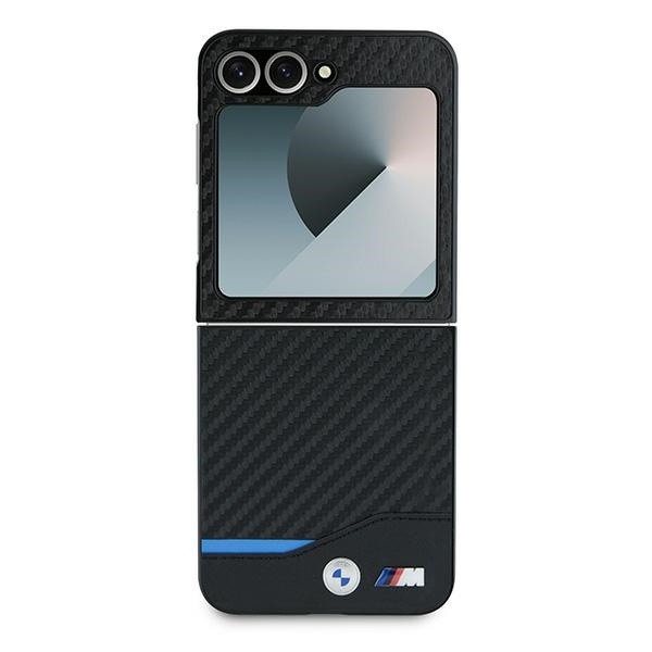 BMW BMHCZF622NBCK Z Flip6 F741 schwarz/schwarz hartcase Carbon Blue Line