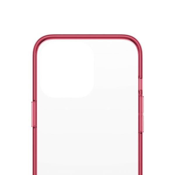 PanzerGlass ClearCase iPhone 13 Pro 6.1" Antibakteriell Militärische Qualität Erdbeere 0340