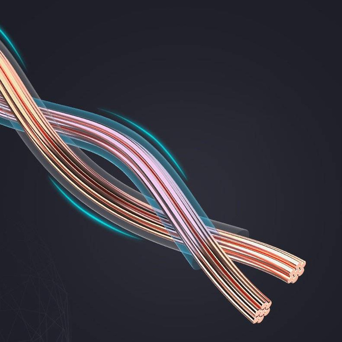 Ugreen plochý kabel Internet Síťový kabel Ethernet Patchcord RJ45 Cat 7 STP LAN 10 Gb/s 3 m černý (NW106 11262)