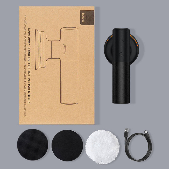 Baseus Akku Elektropoliermaschine 30W 4000mAh schwarz (CRDLQ-B01)