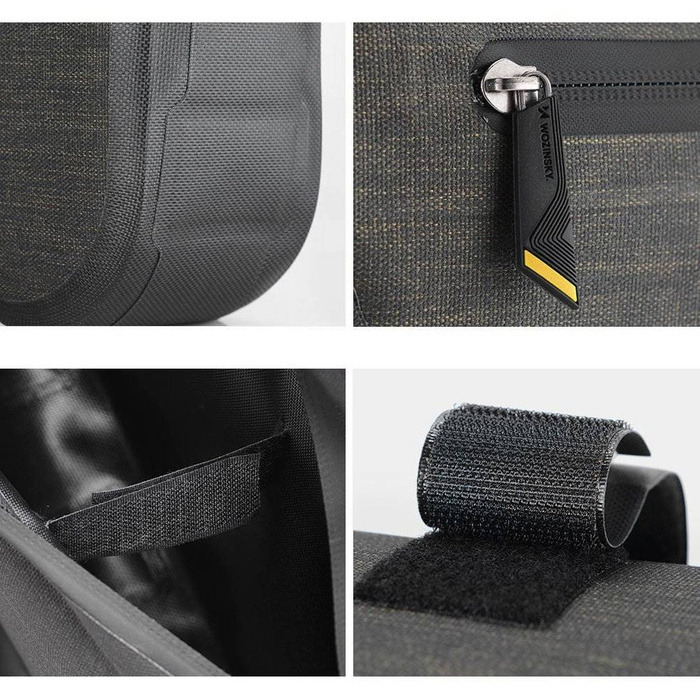 Wozinsky borsa da bici con telaio 5L grigio (WBB15BK)