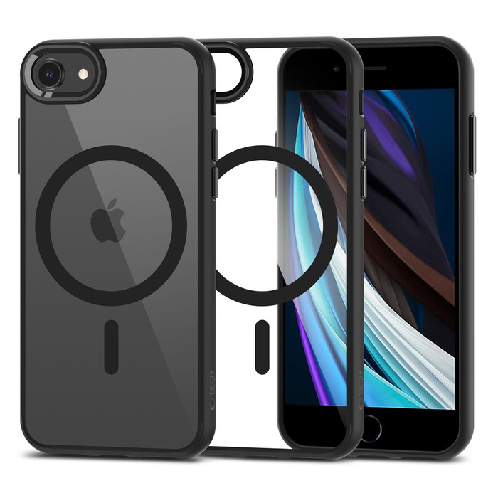 Telefontok Tech-protect Magszőnyeg MagSafe iPhone 7 / 8 / Se 2020 / 2022 Fekete/tiszta