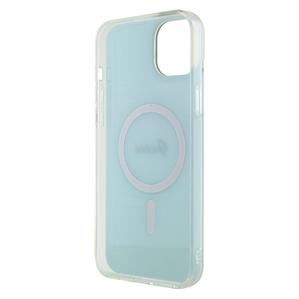 Hülle Guess GUHMP15MHITSQ iPhone 15 Plus 6,7" türkis/türkis hartcase IML Schillernd MagSafe Case